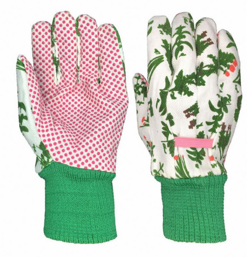 Dotted Protective Gardening Gloves Dotted Plastic Gloves