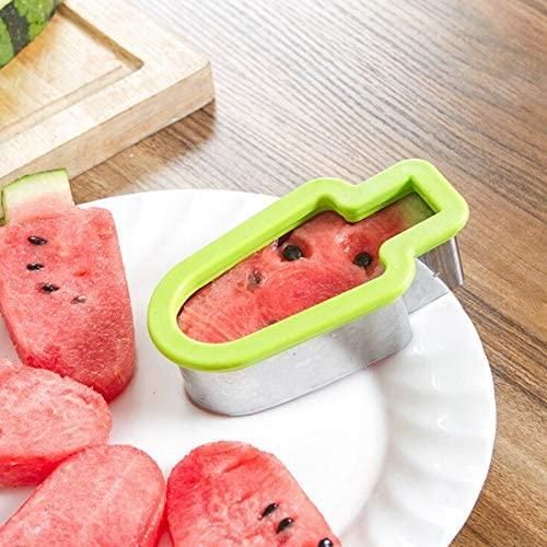 Stainless Steel Watermelon Slicer Cutter Use for Kitchen Fruit Slicer Kitchen Knife Ice Cream Candy Shape