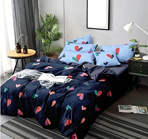 Glace Cotton Printed Double Bedsheets