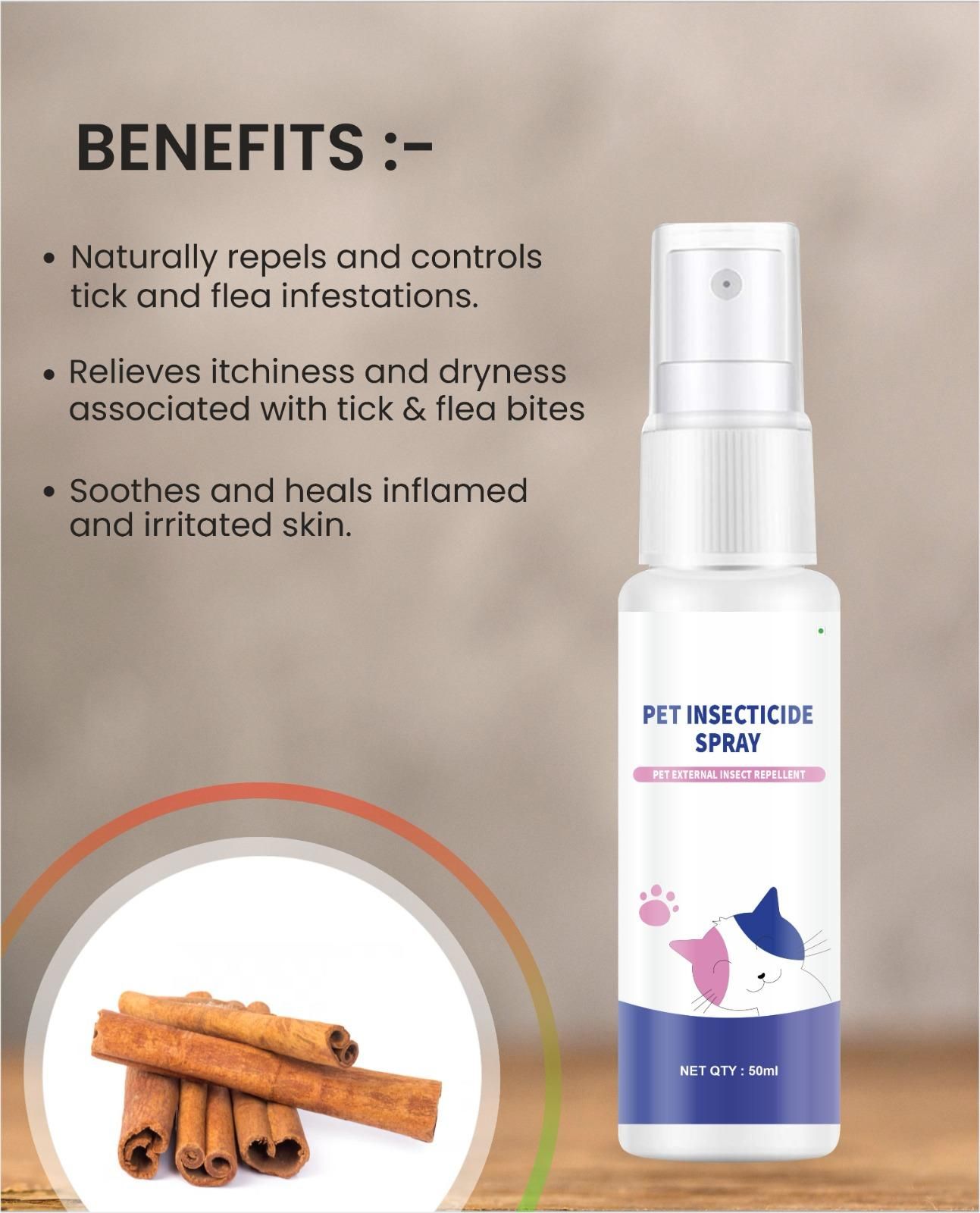 Pet Insecticide Deodorant Spray