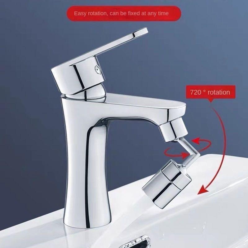 Filter Faucet -Kitchen 720 Rotatable Splash Filter Faucet Sprayer Head Flexible Bathroom Tap Extender