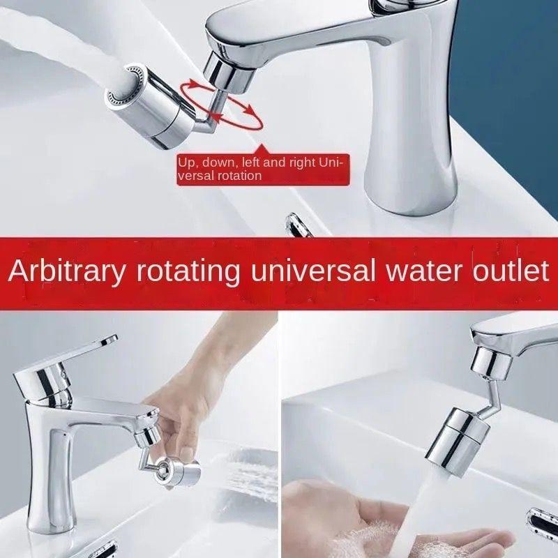 Filter Faucet -Kitchen 720 Rotatable Splash Filter Faucet Sprayer Head Flexible Bathroom Tap Extender