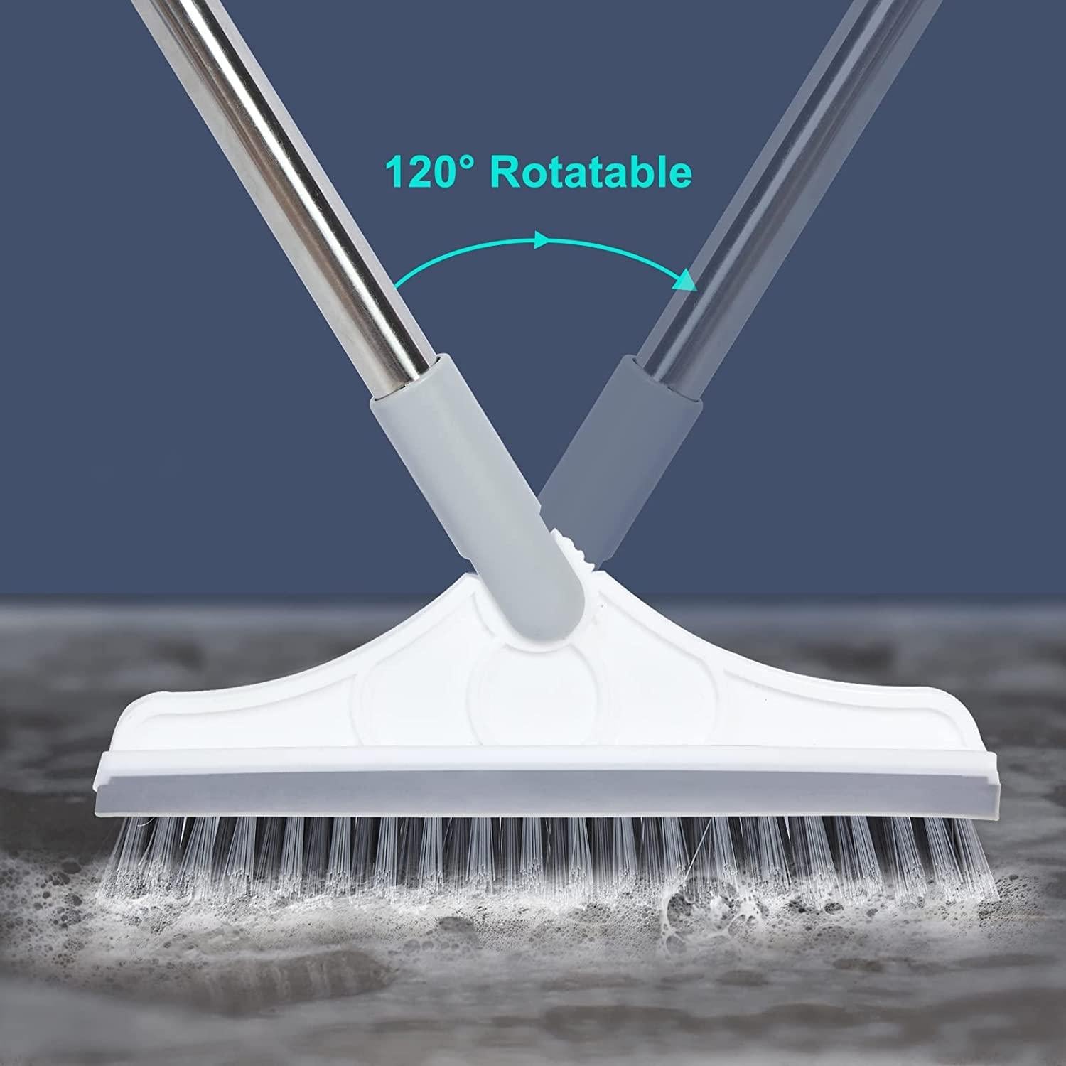 Bathroom Tiles Cleaner Brush with Long Handle 120