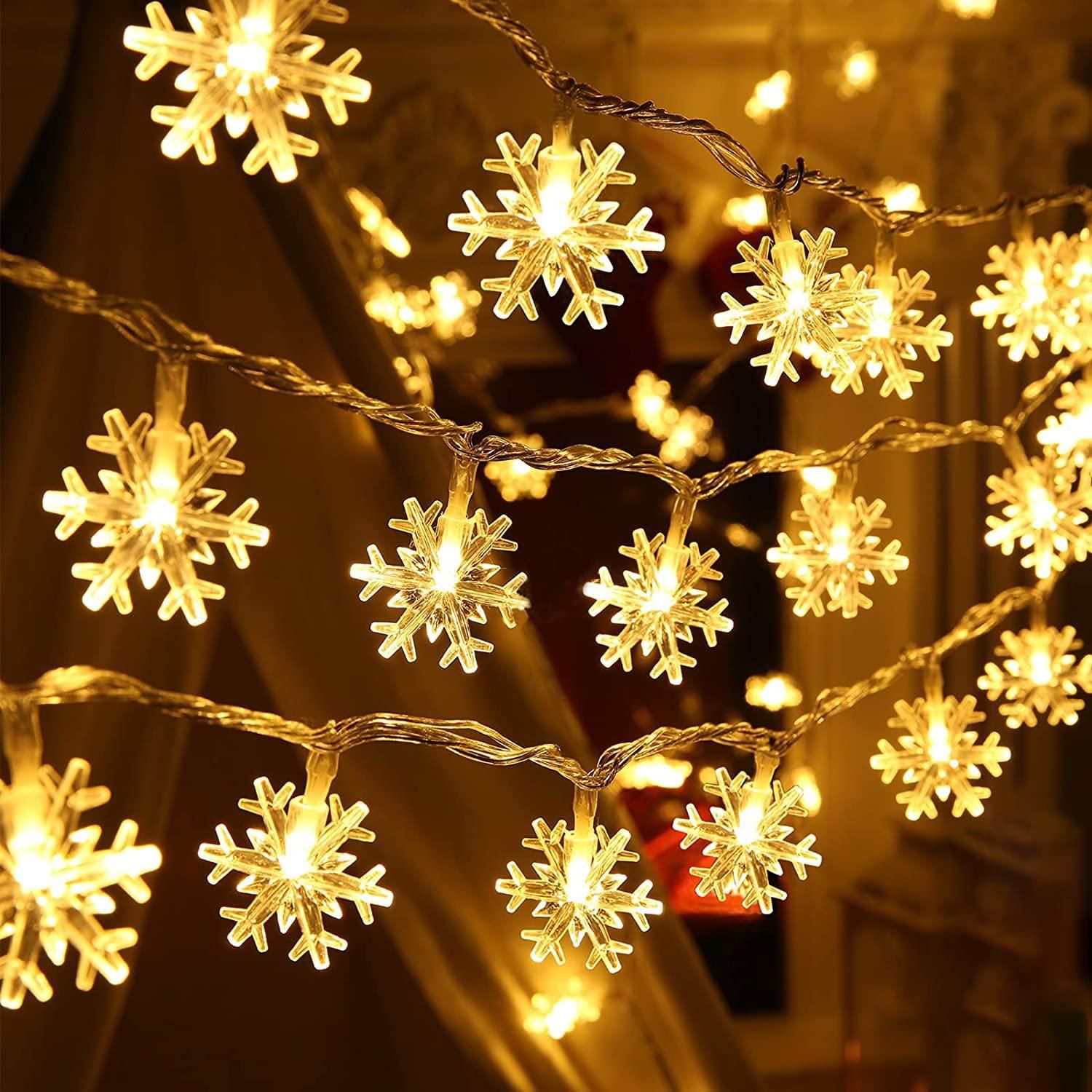 Snowflake Serial String Lights for Decoration